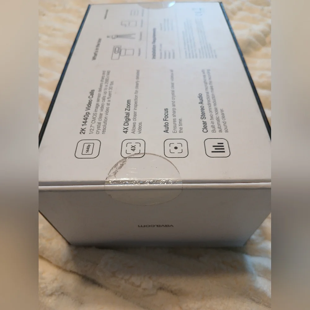 VAVA 2K Webcam in Black